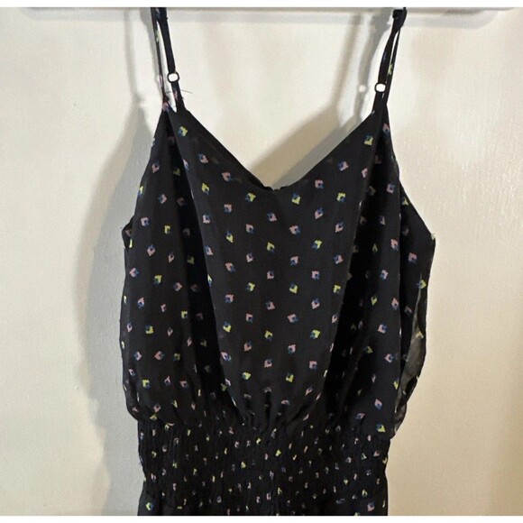 American Rag Cie Women's Jumpsuit Romper Black V-Neck Size S - Picture 2 of 11